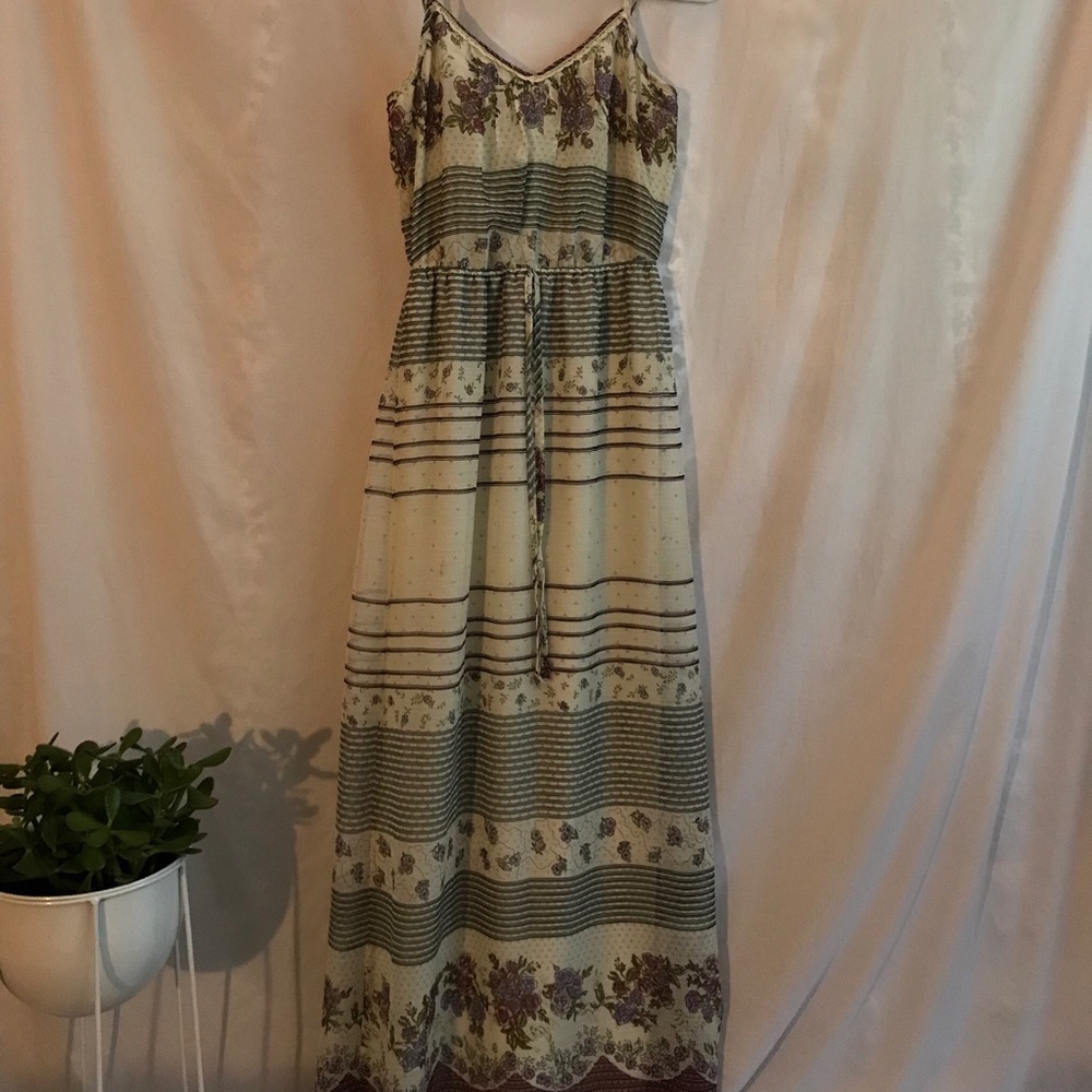 Patterned maxi dress